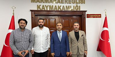 İŞ İNSANLARINDAN KAYMAKAM KIZILTOPRAK’A ZİYARET
