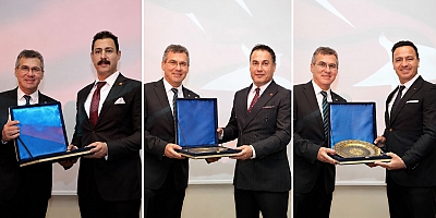 TEŞEKKÜR PLAKETLERİ VERİLDİ