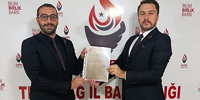 ZAFER PARTİSİ İLÇE BAŞKANI AHMET EROL  OLDU
