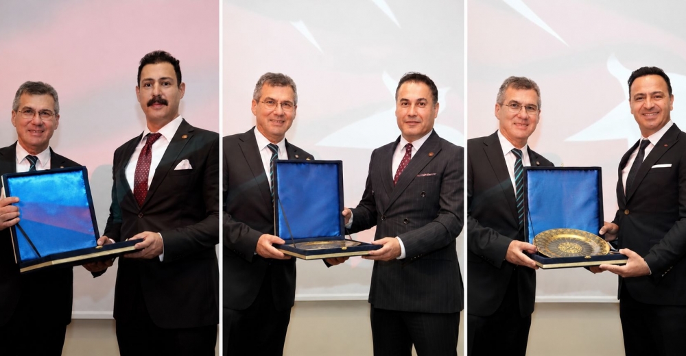 TEŞEKKÜR PLAKETLERİ VERİLDİ